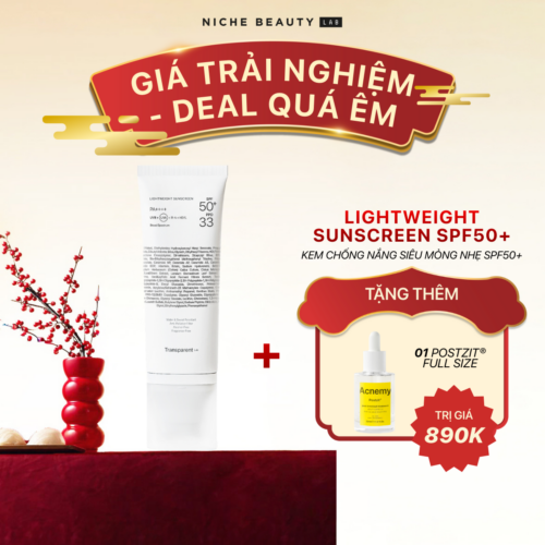 LIGHTWEIGHT SUNSCREEN SPF50+