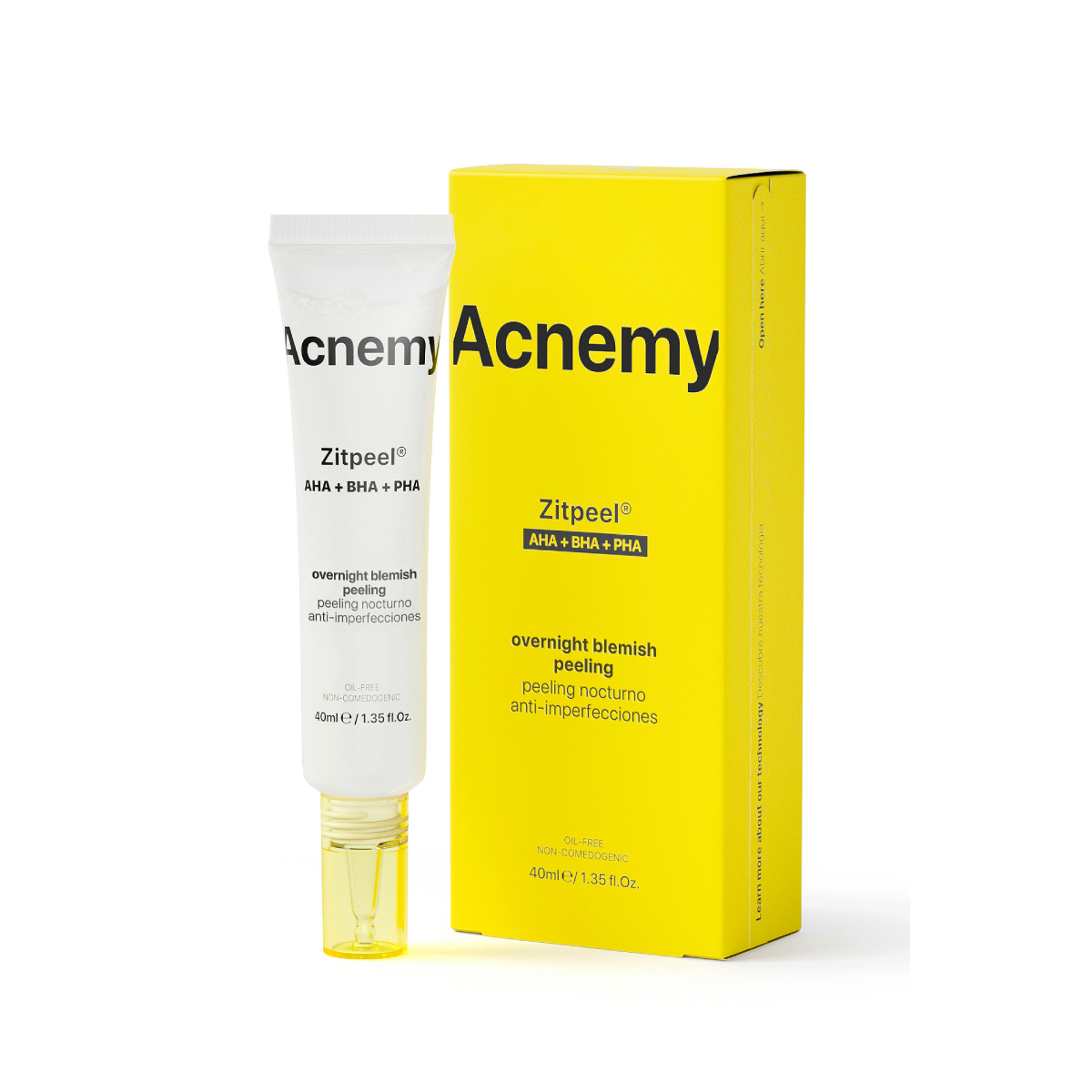 Peel kết hợp aha+bha+pha Acnemy zitpeel® aha+bha+pha