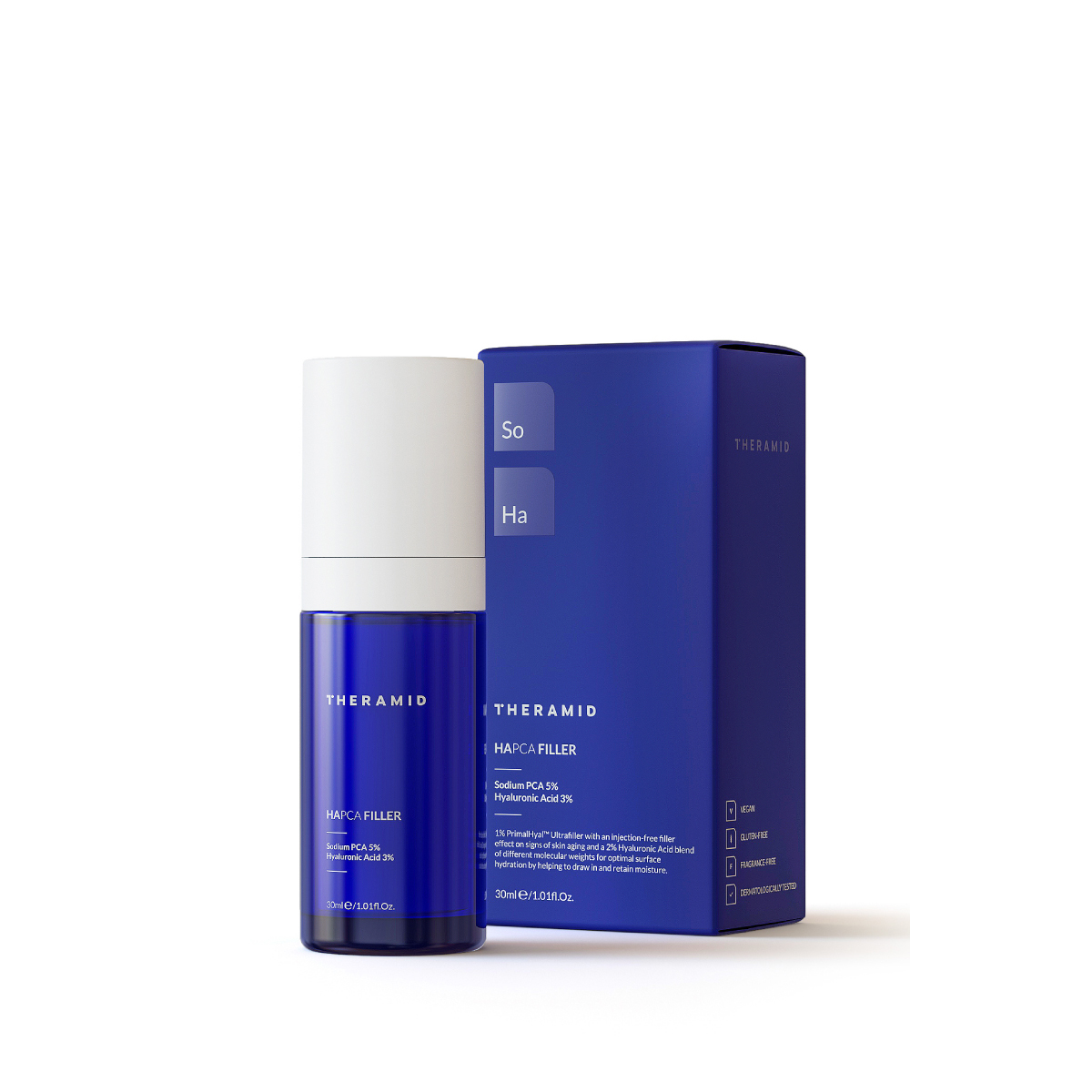 Phức hợp ha cấp ẩm đa tầng Theramid hapca filler