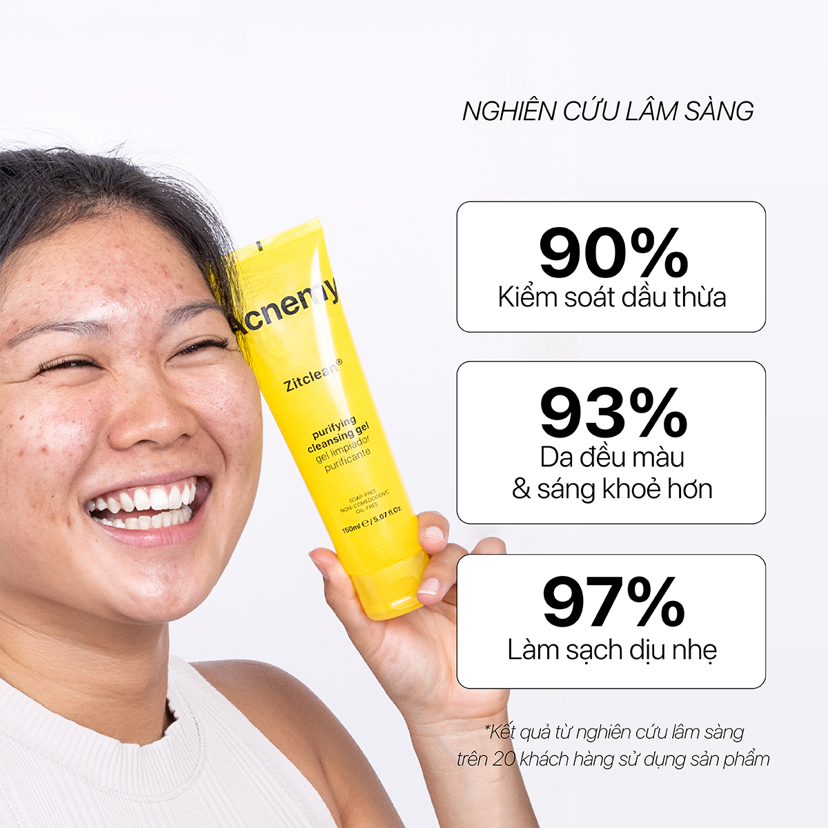 ZITCLEAN® PURIFYING CLEANSING GEL (Mini zise) 60ml - Ảnh 8