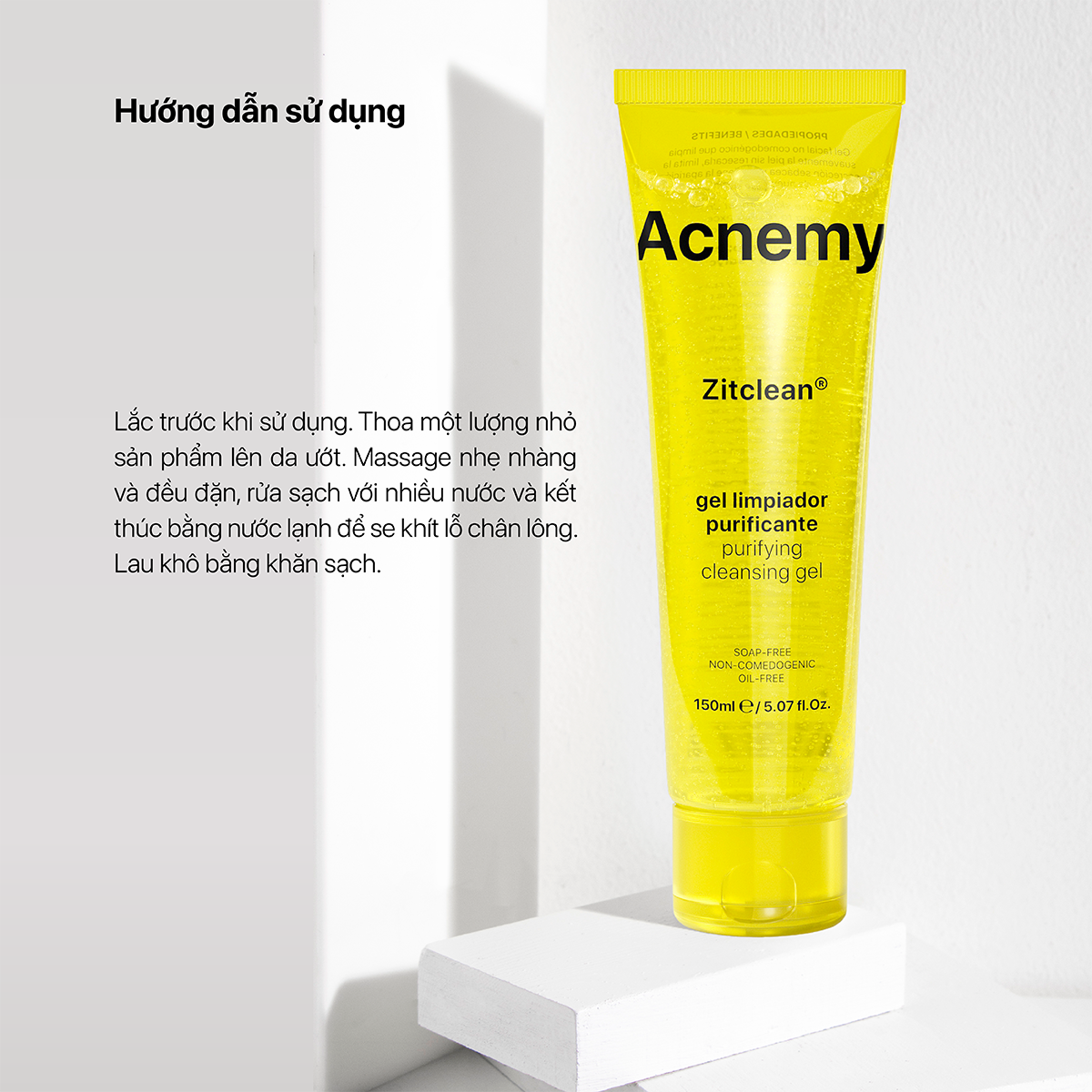 ZITCLEAN® PURIFYING CLEANSING GEL (Mini zise) 60ml - Ảnh 4