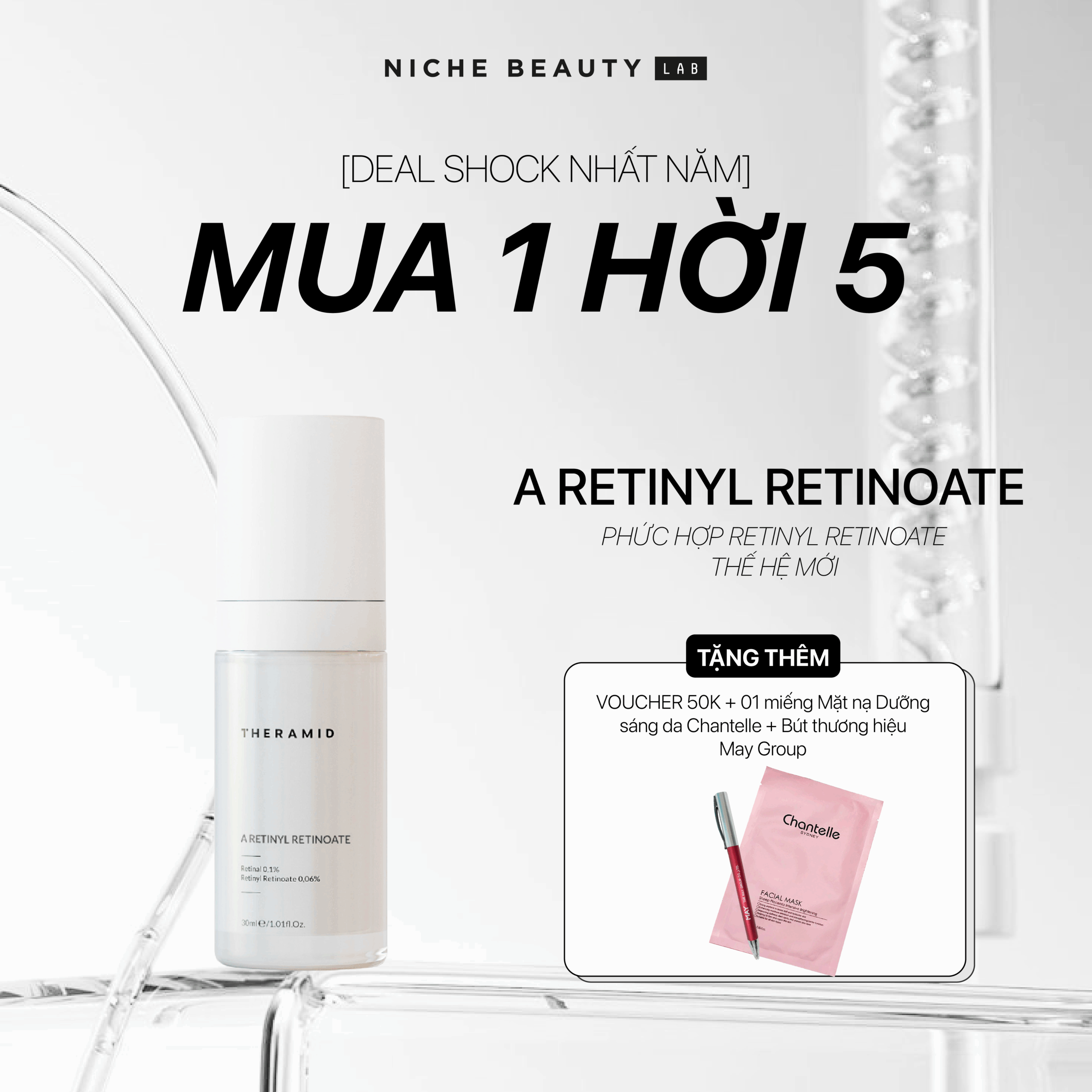 Phức hợp retinyl retinoate thế hệ mới Theramid A RETINYL RETINOATE - Ảnh 2