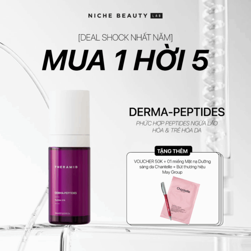 Alternative view of Phức hợp peptides ngừa lão hóa & trẻ hóa da Theramid derma-peptides