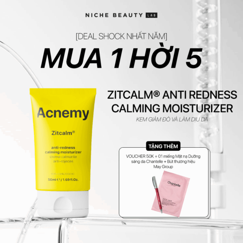 Alternative view of Gel rửa mặt giảm đỏ và làm dịu da Acnemy zitcalm® anti redness calming cleanser