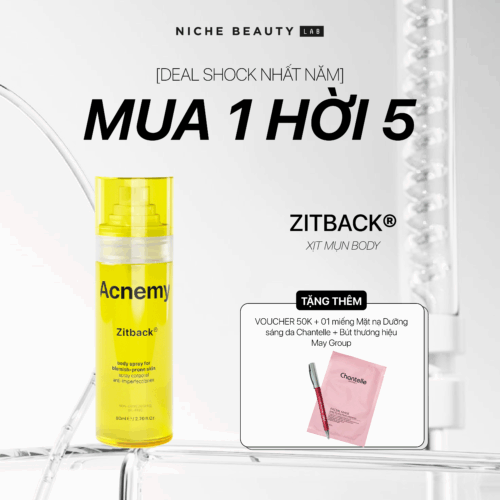 Alternative view of Xịt mụn body Acnemy zitback® post breakout treatment