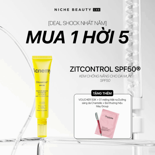 Alternative view of Kem chống nắng cho da mụn spf50 Acnemy zitcontrol® spf50