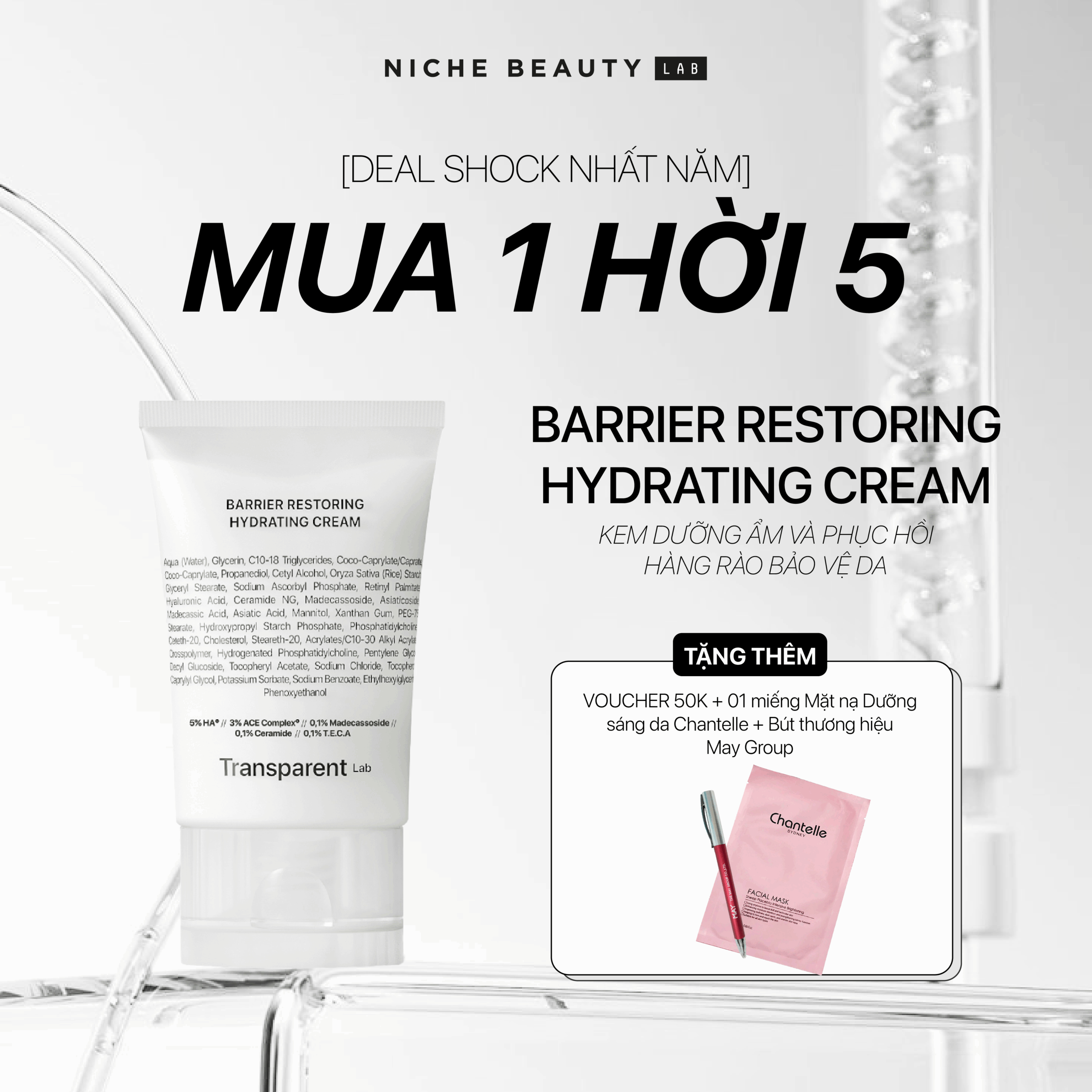 BARRIER RESTORING HYDRATING CREAM - Ảnh 2