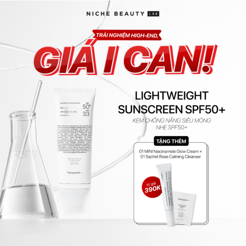 LIGHTWEIGHT SUNSCREEN SPF50+