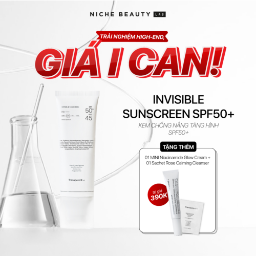 INVISIBLE SUNSCREEN SPF50+