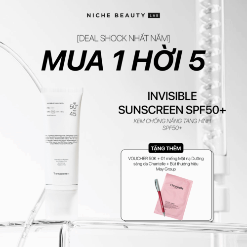 Alternative view of TRANSPARENT LAB INVISIBLE SUNSCREEN SPF50+
