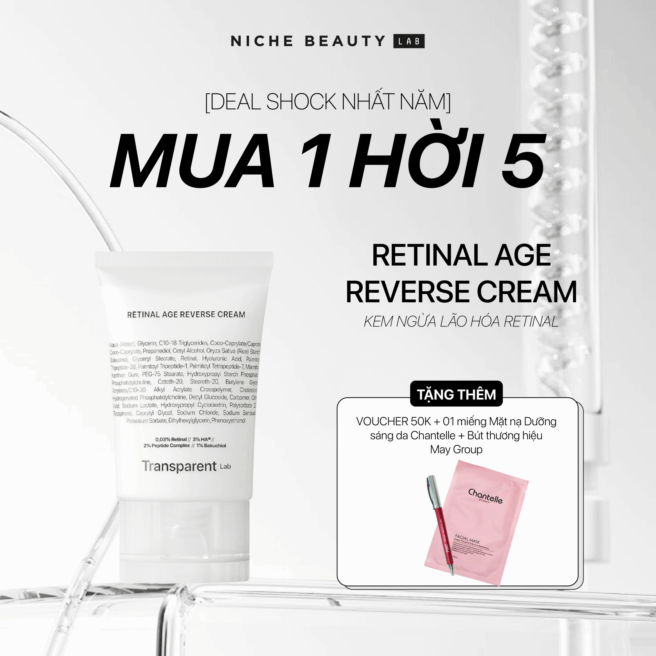 RETINAL AGE REVERSE CREAM - Ảnh 2