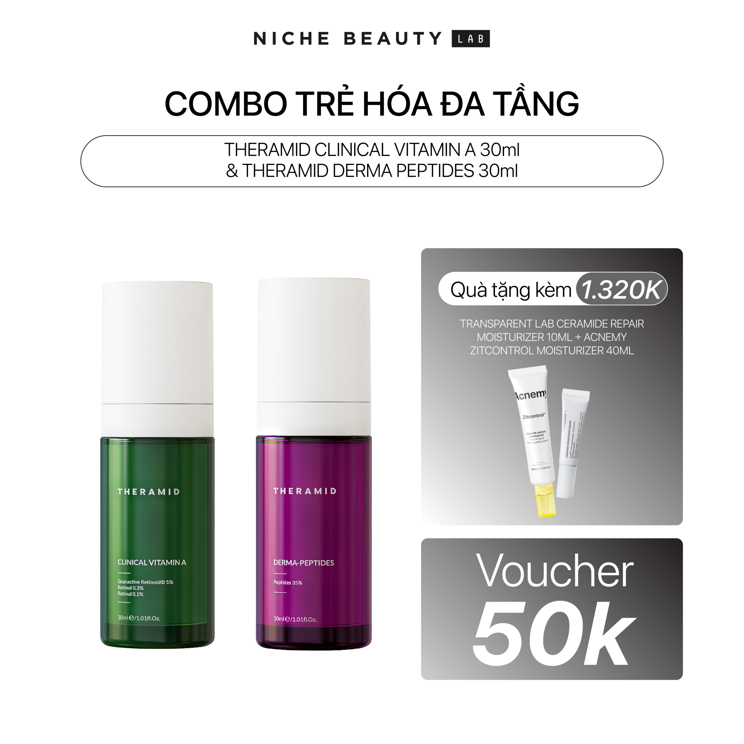 COMBO THERAMID TRẺ HÓA ĐA TẦNG