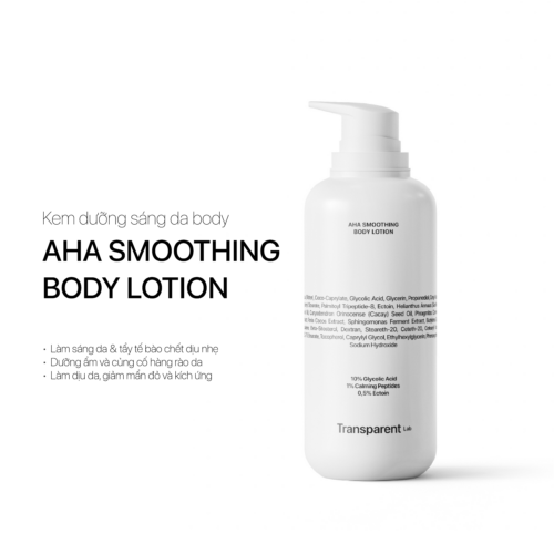 TRANSPARENT LAB AHA SMOOTHING BODY LOTION