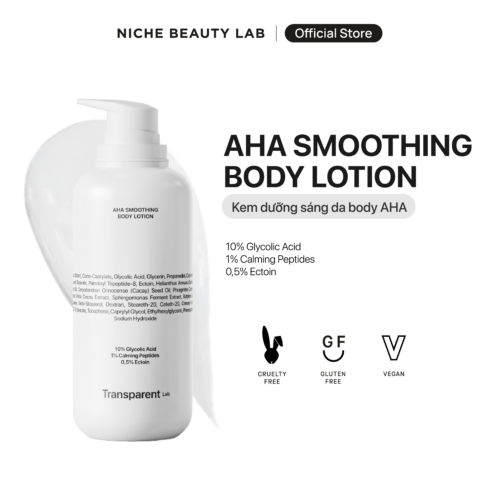 Alternative view of TRANSPARENT LAB AHA SMOOTHING BODY LOTION