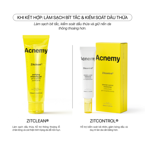 Alternative view of COMBO ACNEMY SẠCH MỤN CẤP TỐC