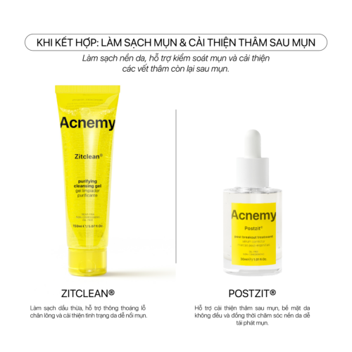 Alternative view of COMBO ACNEMY BỘ SẠCH MỤN, MỜ THÂM & PHỤC HỒI