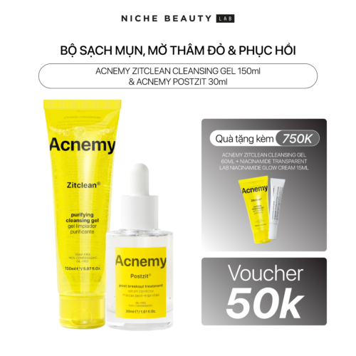 COMBO ACNEMY BỘ SẠCH MỤN, MỜ THÂM & PHỤC HỒI